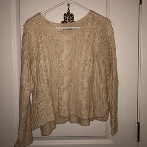 Cream colored sweater